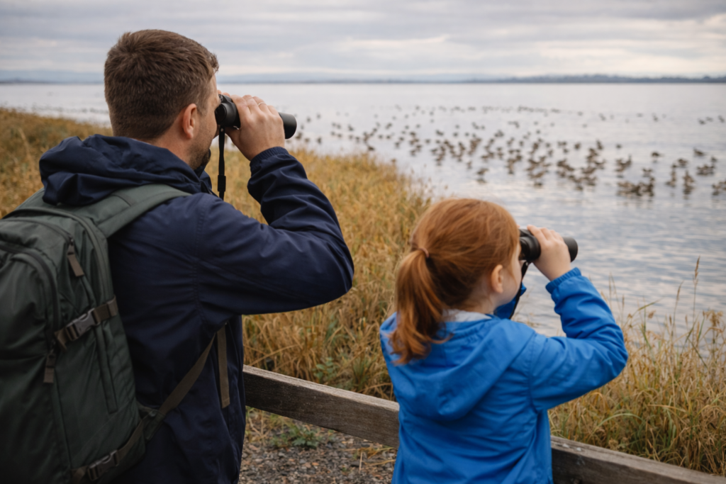 birdwatching exploration with family professional services Delta BC Fall Fun Family Activities birdwatching-exploration-with-family-professional-services