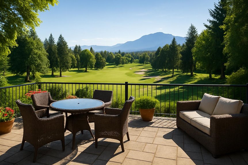 golf course dining experience