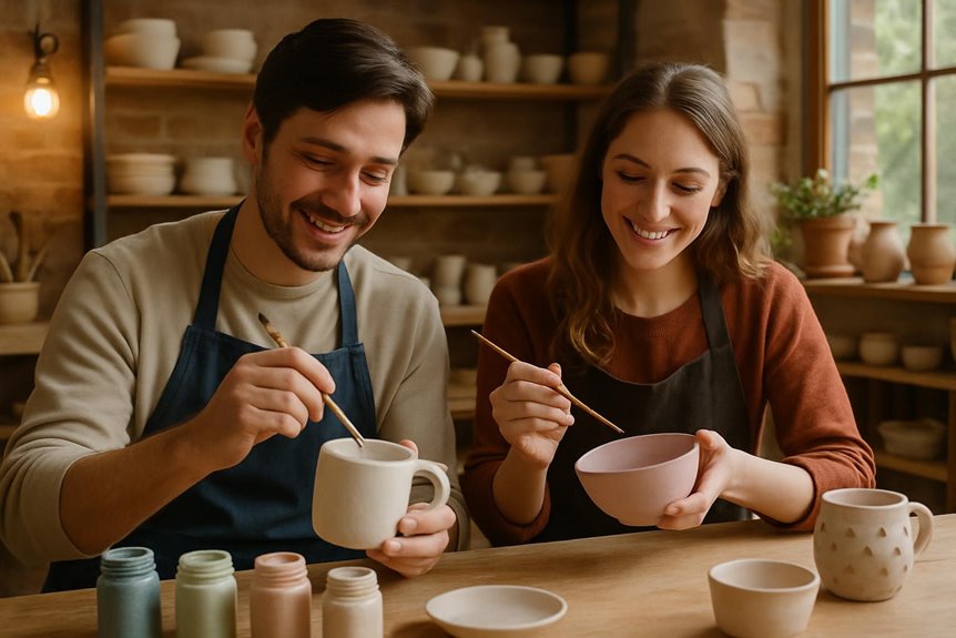 pottery painting date night clfjp Delta Date Night Ideas pottery painting date night