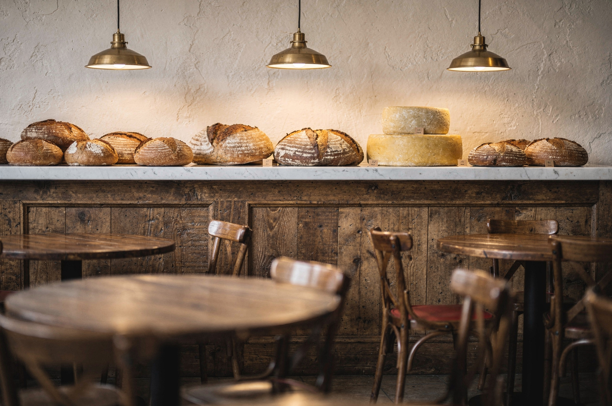 bread and cheese in delta cafe interior setting | GPS: 49.140603, -123.004715
