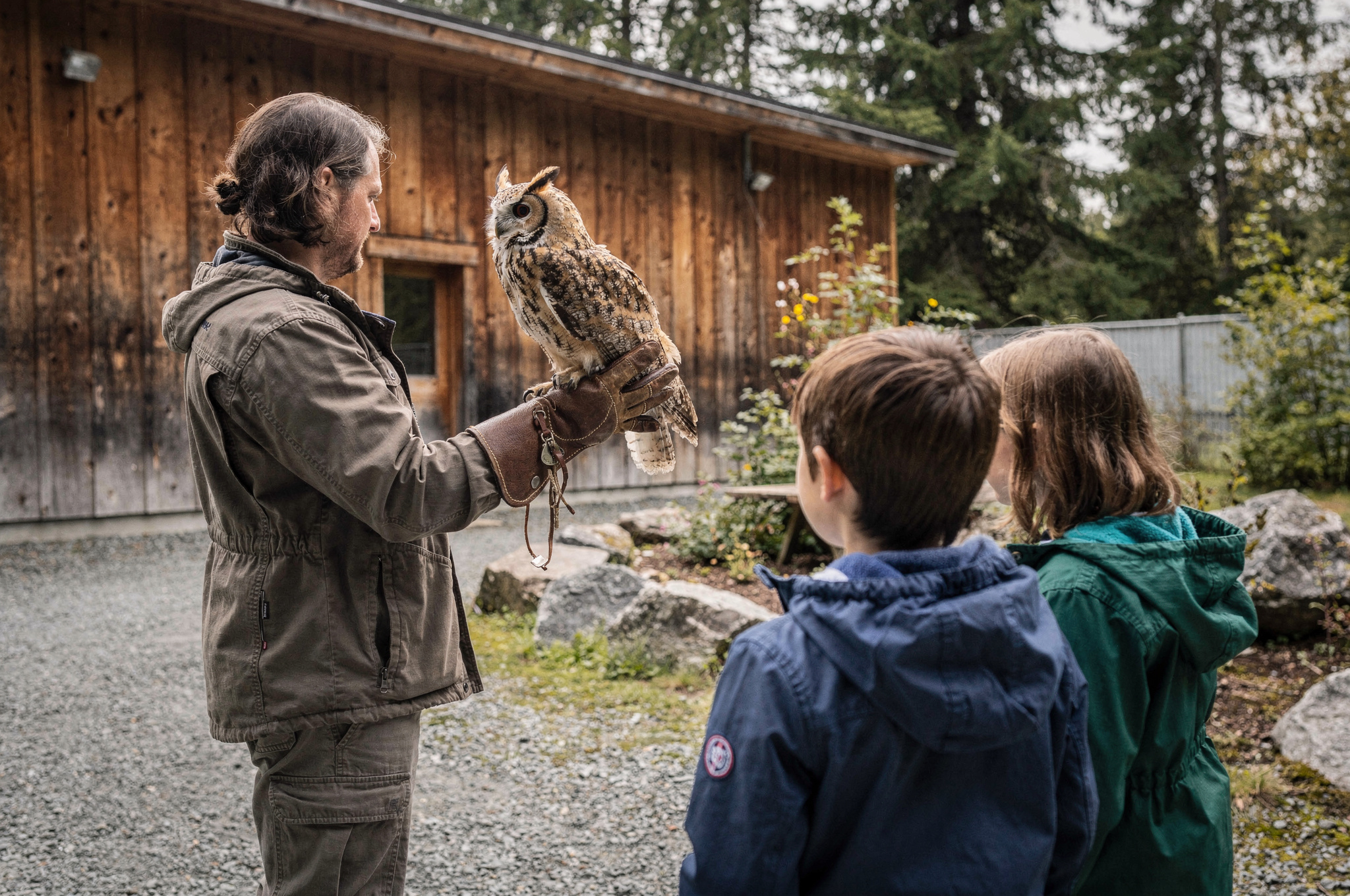 owl rehab visit with delta and kids learning about hawks v2 Educational Fun for Kids: Delta BC